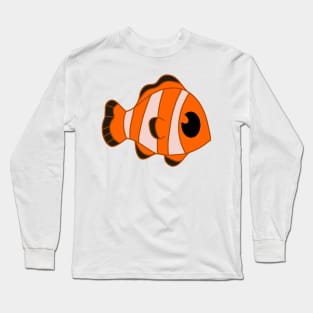 Cute Little Clown Fish Long Sleeve T-Shirt